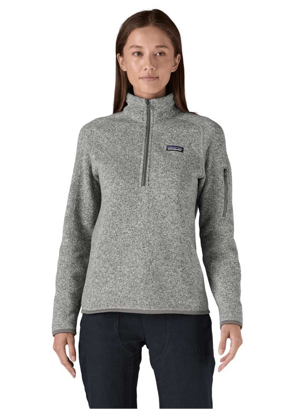 Patagonia Women’s Fleece Better Sweater Quarter Zip - Birch White